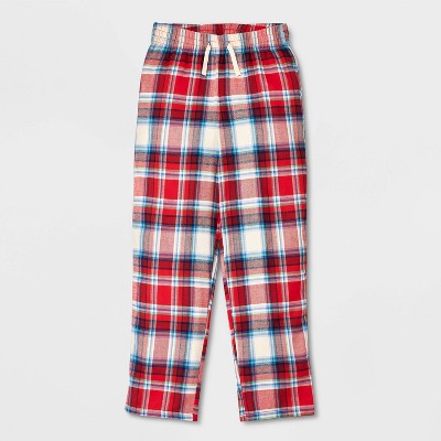 Boys' Plaid Pajama Pants - Cat & Jack™ Red L