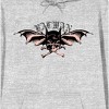 Batman Bat Mask, Bat Wings, and Crossbones Men's Athletic Heather Gray Graphic Hoodie - 2 of 2