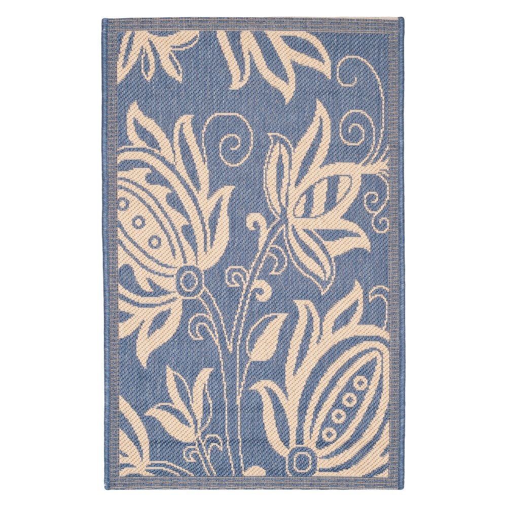  Gori Outdoor Rug Blue/Natural