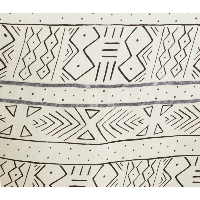 Saro Lifestyle African Mud Cloth Cotton Table Runner, 3 of 5