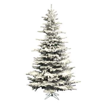 Vickerman Flocked Sierra Fir Artificial Christmas Tree