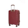 Naysaye Luggage 5 Piece Set with Travel Bag and Toiletry Bag TSA Lock Spinner Wheels for Travel, Wine Red, 18.7"*11.22"*29.13" - 4 of 4