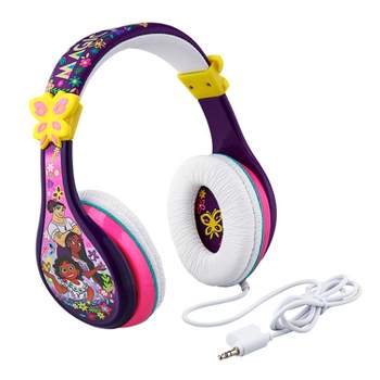 eKids Disney Encanto Wired Headphones for Kids, Over Ear Headphones for School, Home, or Travel  - Purple (EN-140.EXV1MOLB)