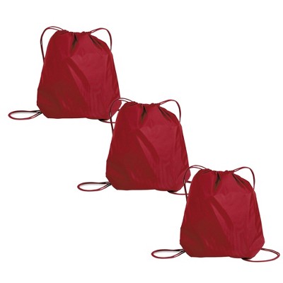 Port Authority Basic Drawstring Backpack (3 Pack)