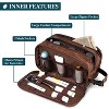 PAVILIA Toiletry Bag for Men, Travel Pouch Essentials Shaving Dopp Kit, Water Resistant Organizer Case Accessories - 3 of 4