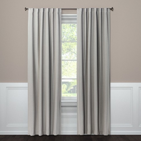 Blackout Curtain Panel Aruba Gray 95" - Threshold™ : Target