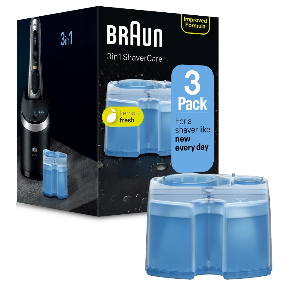 Photos - Electric Shaver Accessory Braun Clean & Renew Refill Cartridges for Clean & Charge Systems CCR - 3pk 