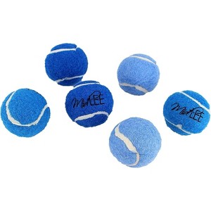 Midlee Mini 1.5" Dog Squeaky Tennis Balls- Set of 6 - 1 of 4