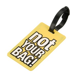 Unique Bargains PVC Durable Lightweight Travel Baggage Suitcases Tag - 1 of 4