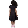 24seven Comfort Apparel Girls Flowy Short Sleeve Girls Dress - 3 of 4