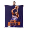NBA Phoenix Suns Kevin Durant Silk Touch Faux Shearling Throw Blanket 50 x 60 inches - 3 of 4