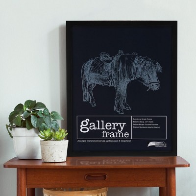 Classic Black Wood 2x3" Tabletop and Wall Frame