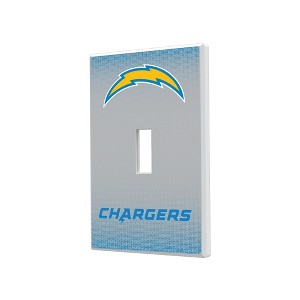 NFL AFC Teams Linen Hidden-Screw Light Switch Plate for Single Toggle - 1 of 4