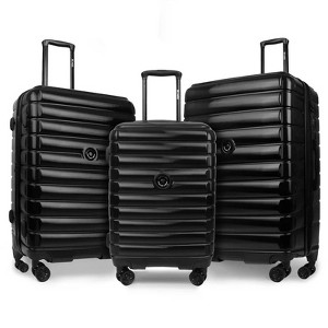 NEW YORK XPRESS LA13601 Hard Shell Expandable Luggage, Spinner Wheels & TSA Lock, Lightweight 20"25"29" - 1 of 4