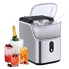 Portable Ice Maker Countertop, Pebble Ice Machine with Chew Crushed Ice,34Lbs/24H, Self-Cleaning for Home, Kitchen, Camping, RV, Office - 2 of 4