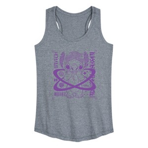 Women's - Disney - Lilo & Stitch Graphic Racerback Tank - 1 of 4