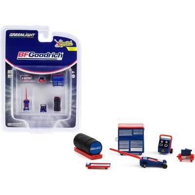 "BFGoodrich Tires" 6 piece Shop Tools Set "Shop Tool Accessories" Series 4 1/64 Models by Greenlight