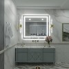 Apmir Super Bright 192 LEDs/m Front LED Lighted Anti-Fog Tempered Glass Bathroom/Vanity Mirror with ETL & 3-Year Warranty - 2 of 4