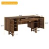 Tribesigns 59.06-Inch Computer Desk with Large Drawer, Wood Office Executive Desk with Storage Cabinet - 3 of 4