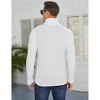 Clearlove Men's Polo Shirt Quarter Zip Up Casual Stretch Lightweight Mock Neck Knitwear - 4 of 4
