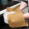 John Ritzenthaler Co. Terry Pocket Mitt Pot Holder, Set of Two, Straw - 4 of 4