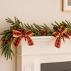 Kurt Adler Unlit Berry Pinecone Rattan Christmas Garland, 6ft - 3 of 3