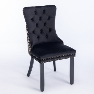Dexmalle High-end Tufted Dining Chairs with Rhombus Pattern - 1 of 4