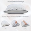 Superity Linen Breathable Queen Envelope Pillow Case – (2 Pack) - 4 of 4