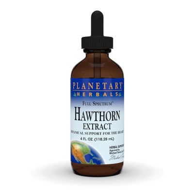 Full Spectrum Hawthorn Liquid Extract by Planetary Herbals  -  4 oz Liquid