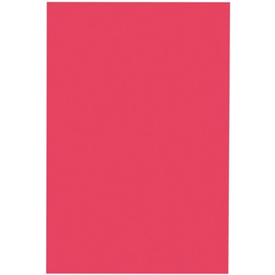 School Smart Folding Bristol Board, 12 x 18 Inches, Red, Pack of 100