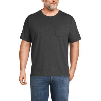Lands' End Men's Super-T Short Sleeve T-Shirt with Pocket