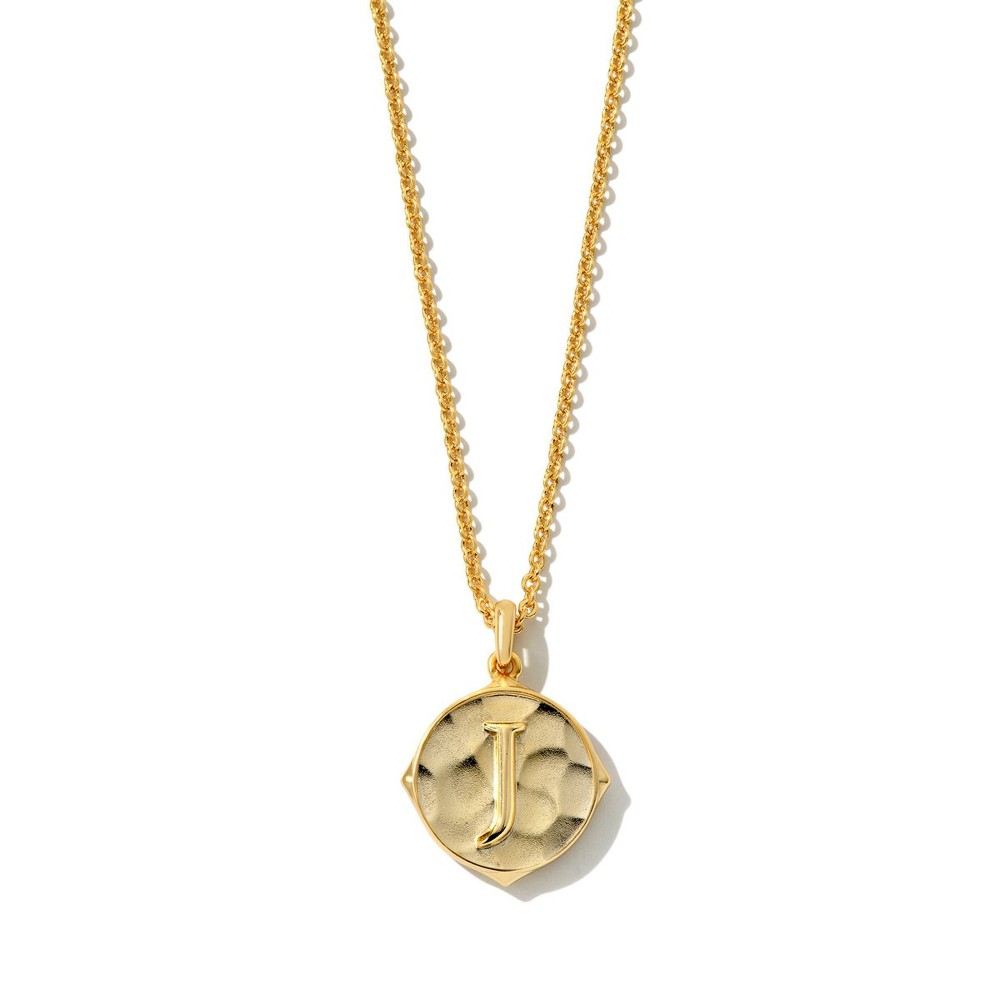 Photos - Pendant / Choker Necklace KENDRA SCOTT Initial "J" Pendant Necklace - Gold 