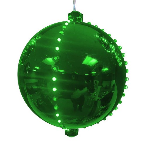 Celebrations Platinum LED Green 6 in. Lighted Green Ornament 1 pk - image 1 of 1