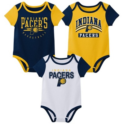 NBA Indiana Pacers Boys' 3pk Bodysuit Set