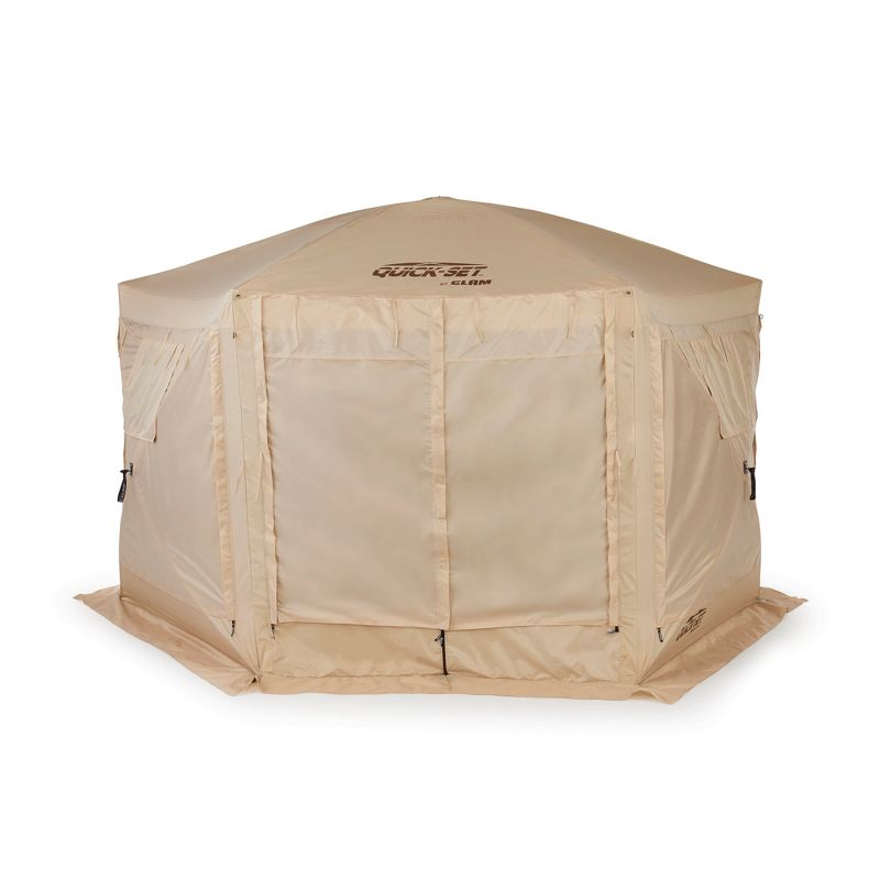 Clam Quick Set Pavilion Portable Canopy + 150 x 150 Inch Floor Tarp Attachment, 3 of 6