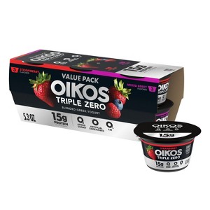 Oikos Triple Zero Greek Yogurt - 1 of 4