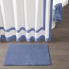 Vynxaria Bath Rugs and Mats 24x40" Navy Blue Marshmallow Plush High Pile Bath Rug - Spa-Quality Quick Dry Design - 2 of 4