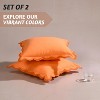 Folkulture Throw Pillow Cover Scallop Embroidery Oasis - 3 of 4