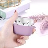 BONGEEK AirPods Pro Case Cover,Soft Silicone Protective Cases Cover Skin for Apple AirPod Pro 2 Charging Case Keychain Front LED Visible,Lavender - 2 of 4