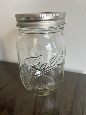4OZT-SV 4 Ounce Glass Regular Mouth Mason Canning Jars (Silver Metal Lids, 1