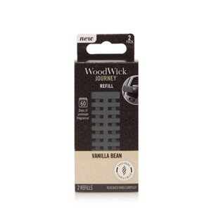 WoodWick 2pk Journey Car Air Fresheners Universal Refill Vanilla Bean - 1 of 1