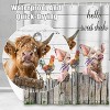 LunaLulinlk Farm Shower Curtain - 3 of 4