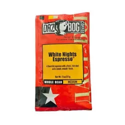 Dazbog White Nights Espresso Medium Roast Whole Bean Coffee - 11oz