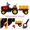 Acekool 12V Kids Ride-On Tractor with Remote, Detachable Trailer, Dual Motors & LED Lights - 2 of 4