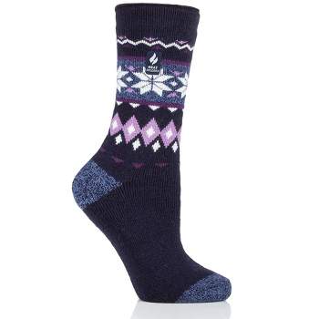 Heat Holdermen's Christmas Pattern Lite Socks