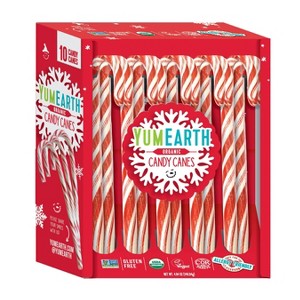 YumEarth Christmas Candy Canes - 4.94oz/10ct - 1 of 4
