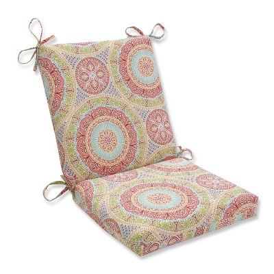 Outdoor/Indoor Delancey Jubilee Squared Corners Chair Cushion - Pillow Perfect