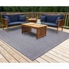 Liora Manne Malibu  Indoor/Outdoor Rug  Navy.. - 2 of 4