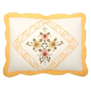 BrylaneHome Ava Embroidered Cotton Sham - 1 of 2