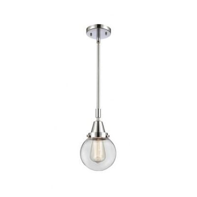 Beacon - 1 Light Stem Hung Mini Pendant In Industrial Style-10.63 Inches Tall and 6 Inches Wide